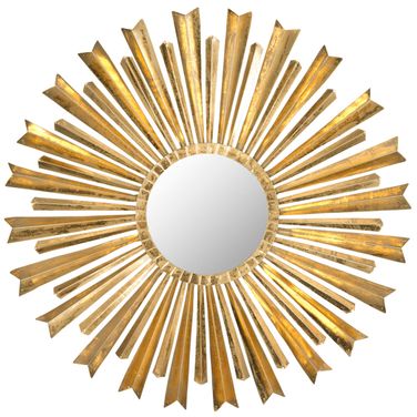 Golden Arrows Sunburst Mirror