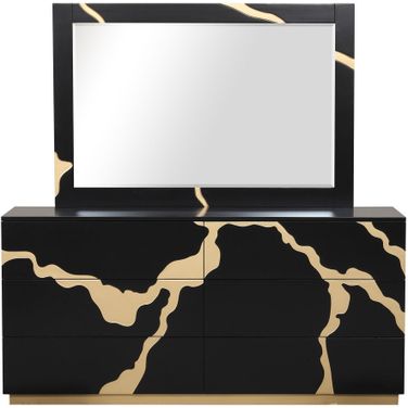 Goldsberg Dresser In Black and Gold