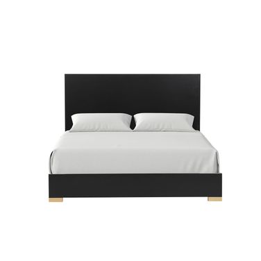 Goldsberg Queen Panel Bed In Black and Gold