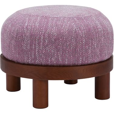 Gome Ottoman In Wisteria Purple