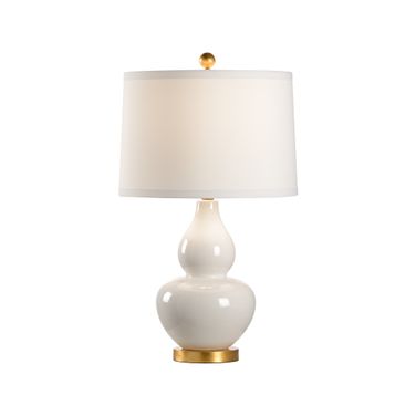 Misc Table Lamp In Cream and Gold