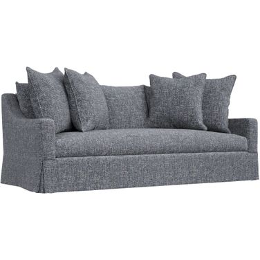 Grace Chenille Fabric Sofa In Grey