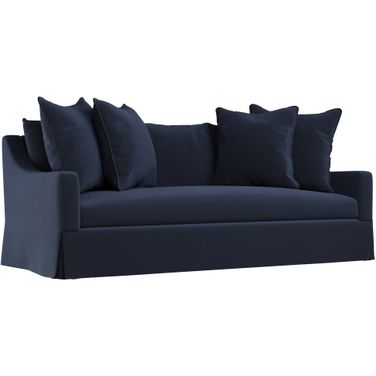 Grace Fabric Sofa In Blue