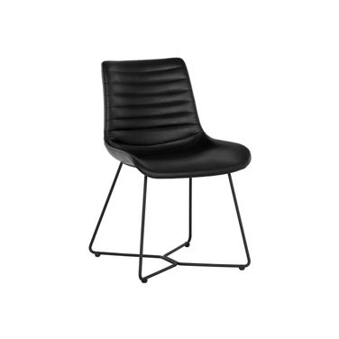 Gracen Dining Chair In Nightfall Black