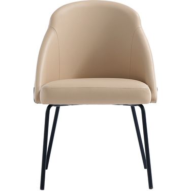 Gracie Dining Chair In Tan and Black