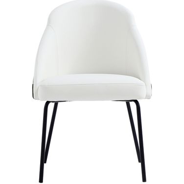 Gracie Dining Chair In White and Black