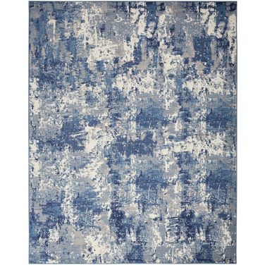 Grafix 5'3" x 7'3" Indoor Rug In Navy Blue