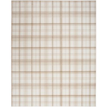Grafix 7'10" x 9'10" Farmhouse Indoor Rug In Ivory Beige