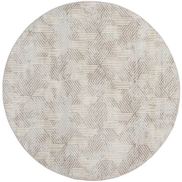 Grafix Modern 8' x 8' Indoor Rug In Grey