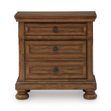 Grailmyn Nightstand In Warm Brown