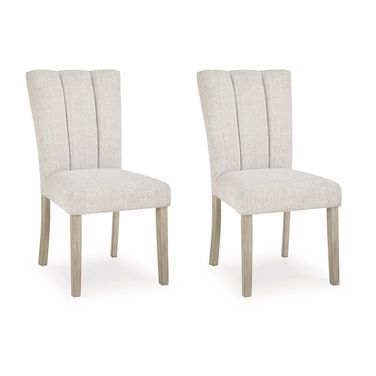 Grallegen Dining Chair Set of 2 In Bisque