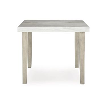 Grallegen Square Counter Height Dining Table In Bisque