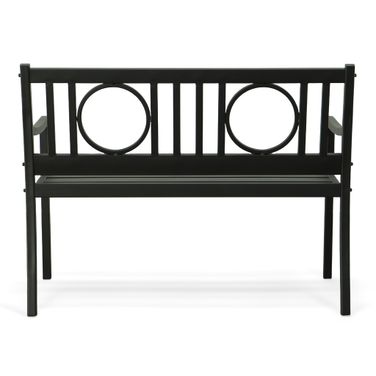 Gramercy Outdoor Bench In Black