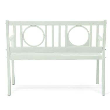 Gramercy Outdoor Bench In White