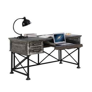 Gramercy Park Vintage Burnished Smoke Writing Desk