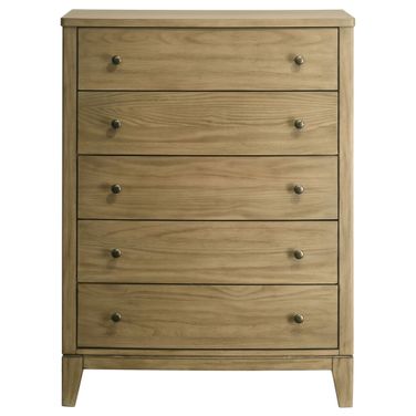 Granada 5-Drawer Bedroom Chest of Drawers In Natural Pine
