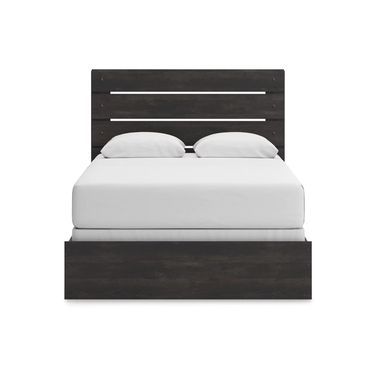 Granaport Queen Panel Bed In Dark Gray