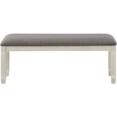 Granby Antique White Bench