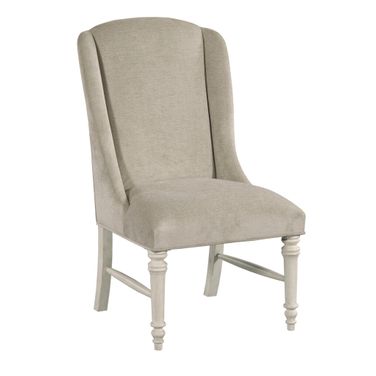 Grand Bay Parlor Upholstered Wing Back Chair Set of 2 In Egret