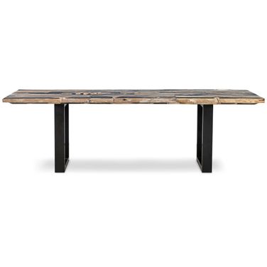 Grand Tour Furniture Andreas Petrified Wood Dining Table In Brown