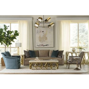 Grand Tour Furniture Occasional Table Set In Gold