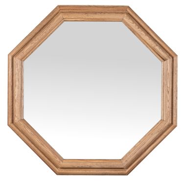 Grand Tour Furniture Rowley Octagonal Mirror In Natural