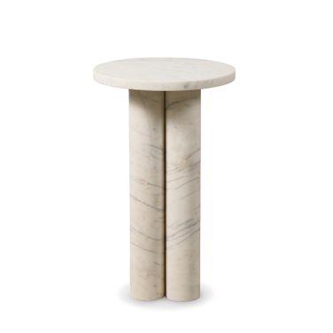 Grand Tour Furniture Tivoli Banswara Marble Spot Table In Cream