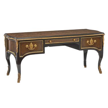 Grand Traditions Desk In Brown and Gold