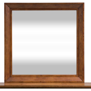 Grandpa's Cabin Aged Oak Mirror