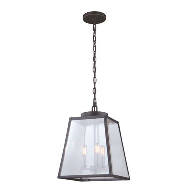 Grant 12 Inch Pendant In Burnished Bronze