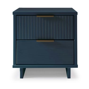 Granville Nightstand with 2 Full Extension Drawer In Midnight Blue