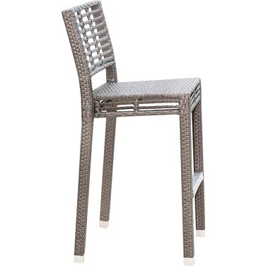 Graphite Stackable Barstool In Gray