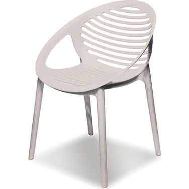 Gravely White - Set of 4 Armchair