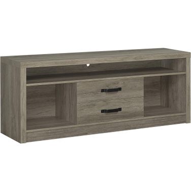 Burke 2-drawer TV Console Grey Driftwood