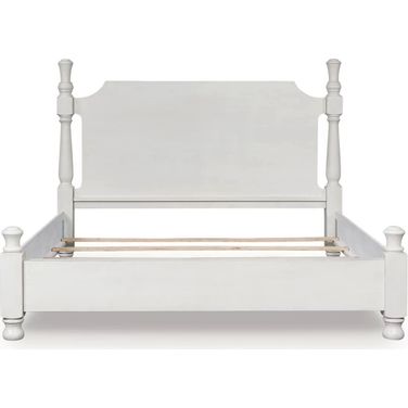 Greddinton Queen Poster Bed In Antique White