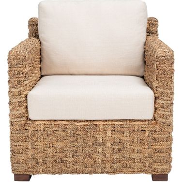 Gregory Water Hyacinth Chair In Natural And Beige