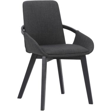Greisen Modern Charcoal Wood Dining Room Chair