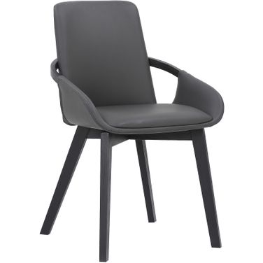 Greisen Modern Gray Wood Dining Room Chair