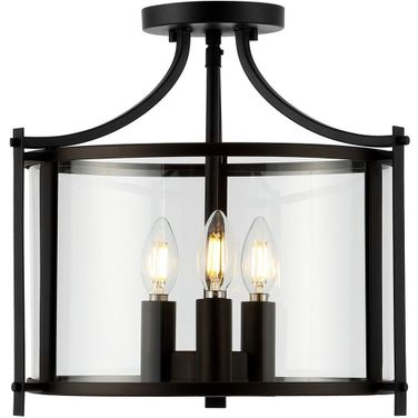 Grenten Flush Mount in Bronze