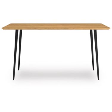 Gretlynn Dining Table In Black and Natural