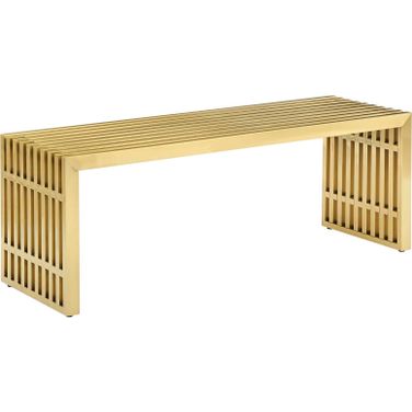 Gridiron Gold Medium Stainless Steel Bench