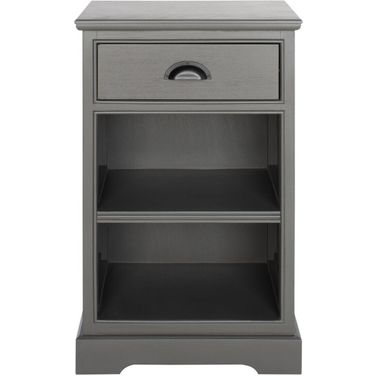 Griffin Grey 1-Drawer Side Table