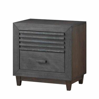 Griffin Nightstand In Charcoal Brown