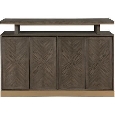 Griffin Server In Brown and Gold