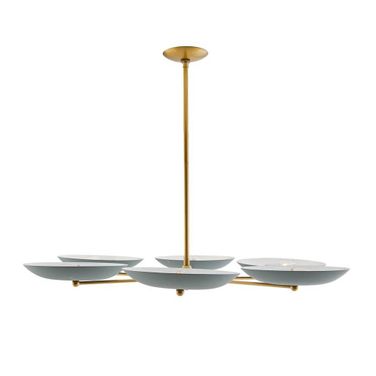 Griffith Chandelier In Cadet Blue