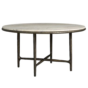 Griffith Park Round Dining Table In White