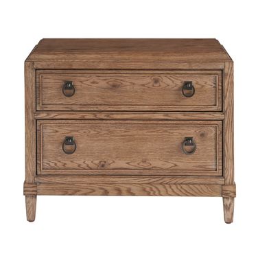 Griffith Park Two Drawer Nightstand In Sienna