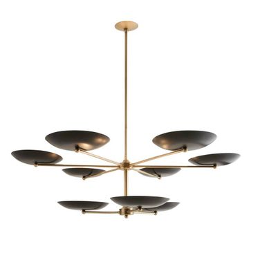 Griffith Two Tiered Chandelier In Bronze