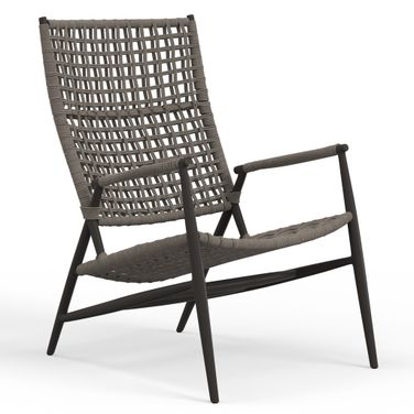 Grigio Highback Chair in Aluminim Graphite