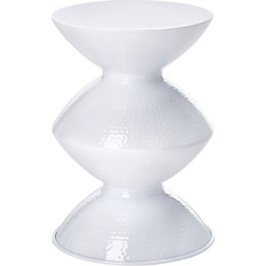 Guildsman Metal Table Stool in White